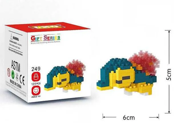 Klemm-Baustein Figuren - Feurigel, Endivie, Karnimani, Ho-Oh, Bauz, Robball Oder Flamiau