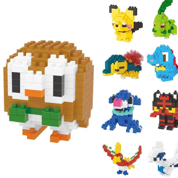 Klemm-Baustein Figuren - Feurigel, Endivie, Karnimani, Ho-Oh, Bauz, Robball Oder Flamiau