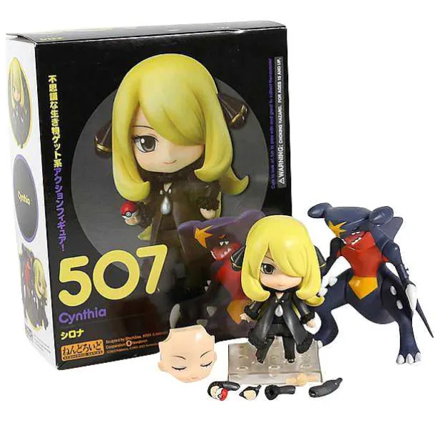 Knakrack / Garchomp & Cynthia Set Pokemon Figur (Ca. 10Cm)