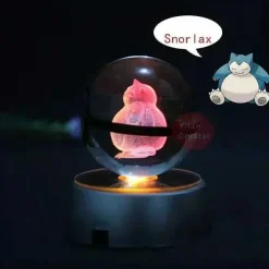 Kristall Pokeball Mit 3D Effekt Realxo Mewtu Pikachu Uvm.