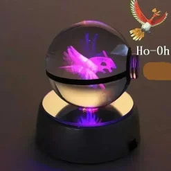 Kristall Pokeball Mit 3D Effekt Realxo Mewtu Pikachu Uvm.