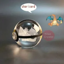 Kristall Pokeball Mit 3D Effekt Realxo Mewtu Pikachu Uvm.