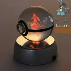 Kristall Pokeball Mit 3D Effekt Realxo Mewtu Pikachu Uvm.