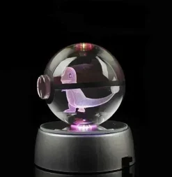 Kristall Pokeball Mit 3D Effekt Realxo Mewtu Pikachu Uvm.