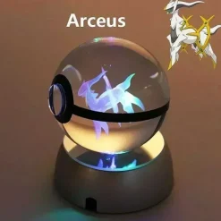 Kristall Pokeball Mit 3D Effekt Realxo Mewtu Pikachu Uvm.