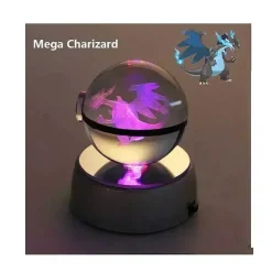 Kristall Pokeball Mit 3D Effekt Realxo Mewtu Pikachu Uvm.