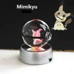 Kristall Pokeball Mit 3D Effekt Realxo Mewtu Pikachu Uvm.