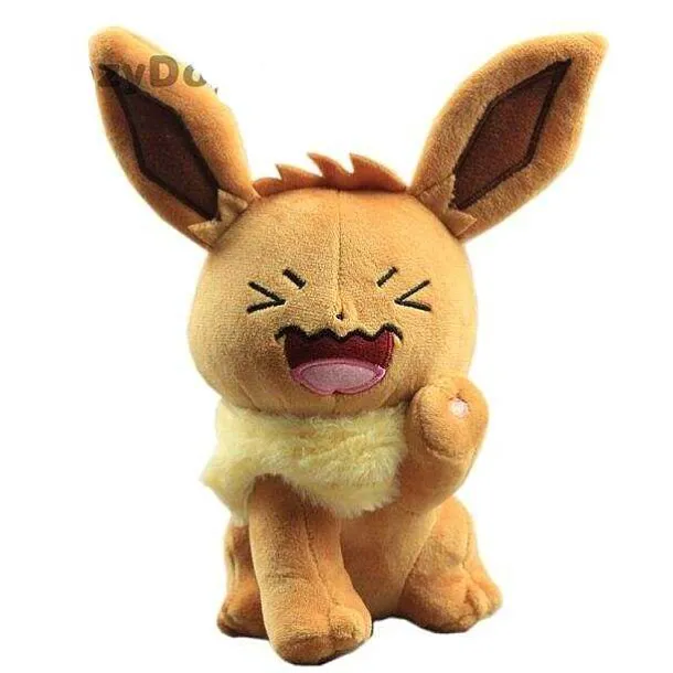 Lachende Pokemon Stoftiere (Pikachu, Eevee, Wobbuffet, Ditto, Audino, Combee)