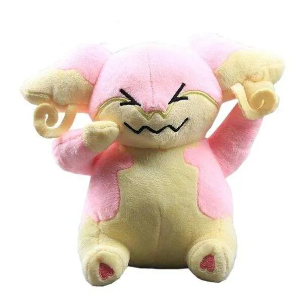 Lachende Pokemon Stoftiere (Pikachu, Eevee, Wobbuffet, Ditto, Audino, Combee)