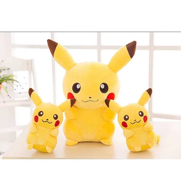 Lachender Pikachu Stofftier Kuscheltier In Verschiedenen Grosen (20-45Cm)