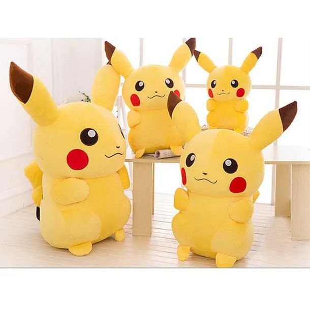 Lachender Pikachu Stofftier Kuscheltier In Verschiedenen Grosen (20-45Cm)