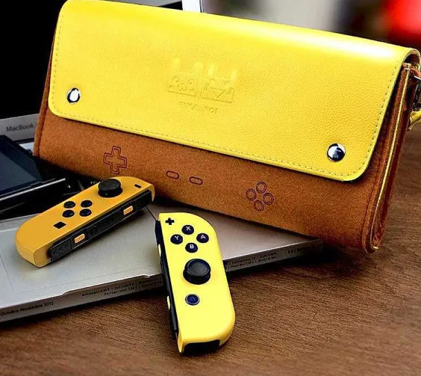 Leder Schutztasche Pokemon Pikachu Design Fur Switch Konsolen