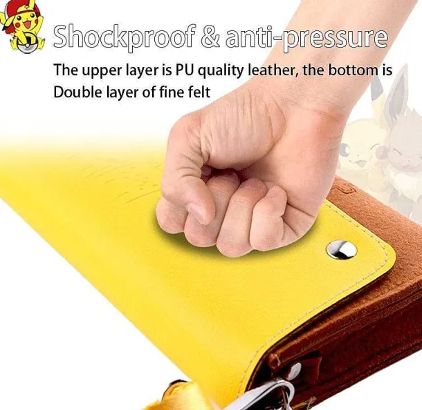 Leder Schutztasche Pokemon Pikachu Design Fur Switch Konsolen