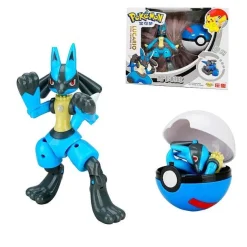 Lucario Spielzeug Figur Mit Pokeball
