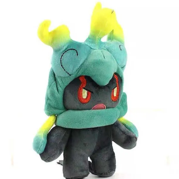 Marshadow Plusch Pokemon Schwarz-Grun (Ca. 25Cm)