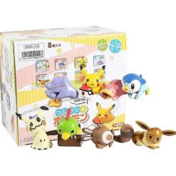 Mimikyu Eevee Ditto Slowbro Sentret Piplup Natu 8Er Set Pokemon Figuren