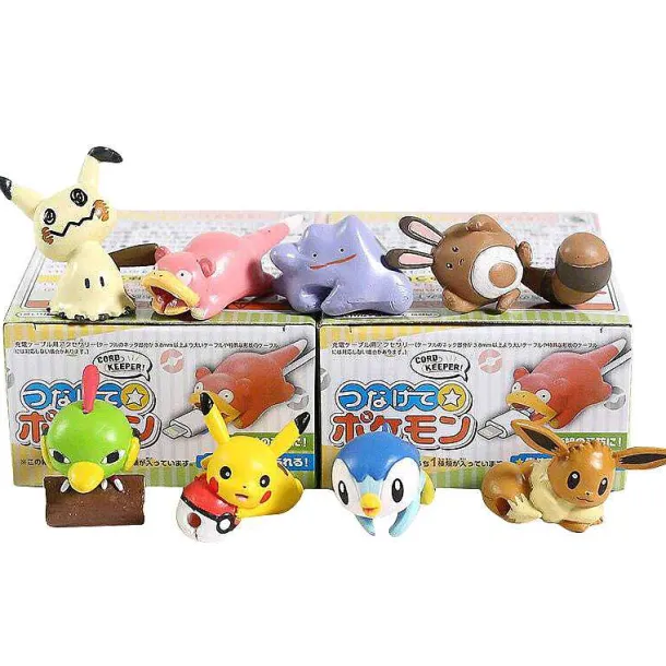 Mimikyu Eevee Ditto Slowbro Sentret Piplup Natu 8Er Set Pokemon Figuren