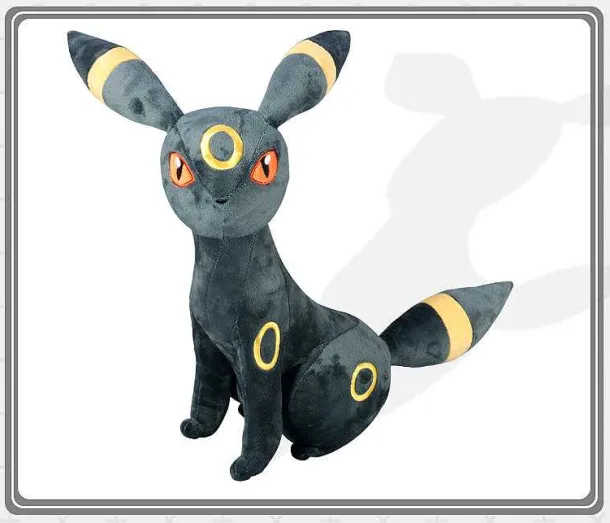 Nachtara Umbreon Plusch Pokemon (Ca. 30Cm)
