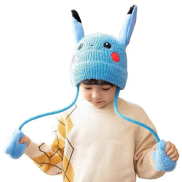 Niedliche Pokemon Winter Cosplay Mützen Fur Kinder