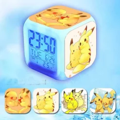 Niedlicher Led Wecker Mit Pikachu Motiven