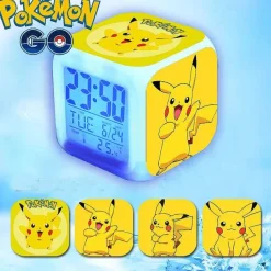 Niedlicher Led Wecker Mit Pikachu Motiven