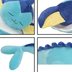 Niedliches Schlafendes Aquana Vaporeon Kuschel Pokemon (Ca. 65Cm)