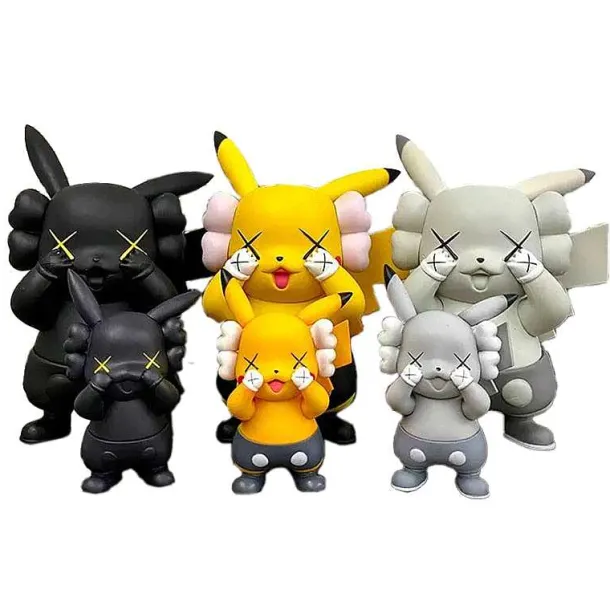 Pikachu Anime Figuren In Verschiedenen Farben (10Cm Oder 18Cm)