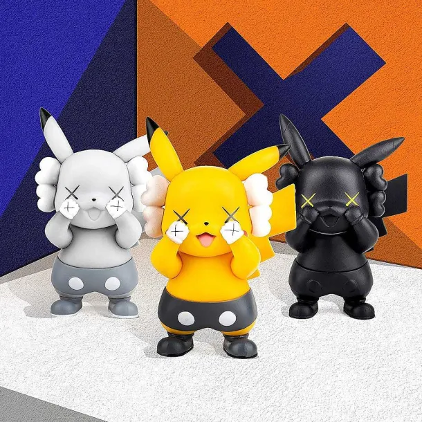 Pikachu Anime Figuren In Verschiedenen Farben (10Cm Oder 18Cm)