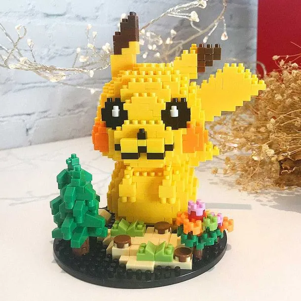 Pikachu Baustein Figuren (3 Motive Zur Auswahl)