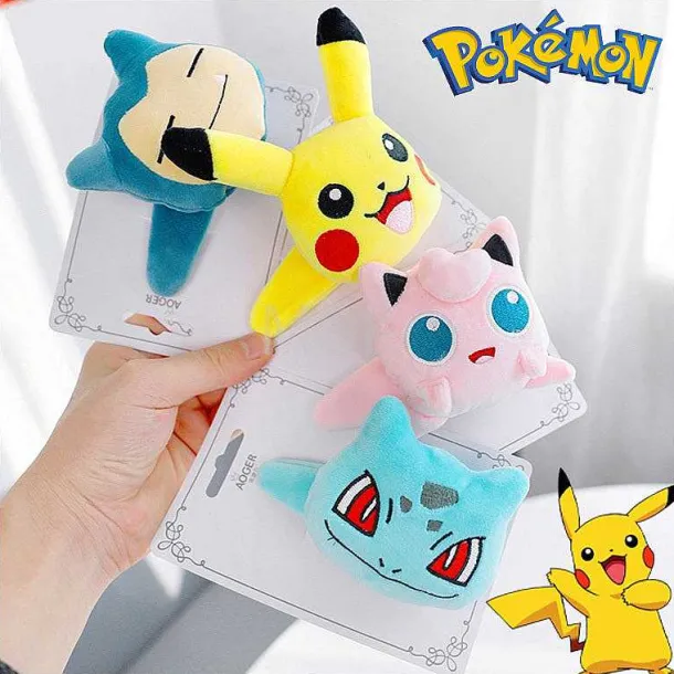 Pikachu, Bisasam, Relaxo Oder Pummeluff Haarklammern