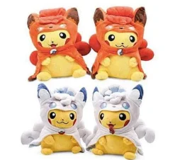 Pikachu Cosplay Als Feuer Oder Eis Vulpix Kuscheltiere (Ca. 30Cm)