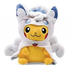 Pikachu Cosplay Als Feuer Oder Eis Vulpix Kuscheltiere (Ca. 30Cm)