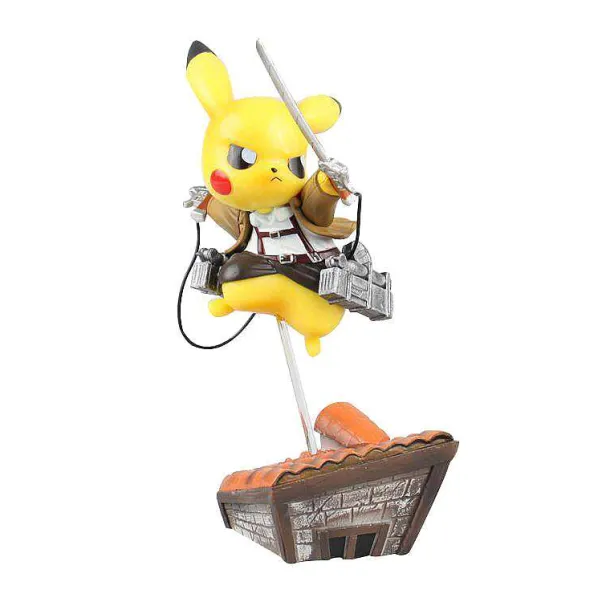 Pikachu Cosplay Attack On Titan Action Figur