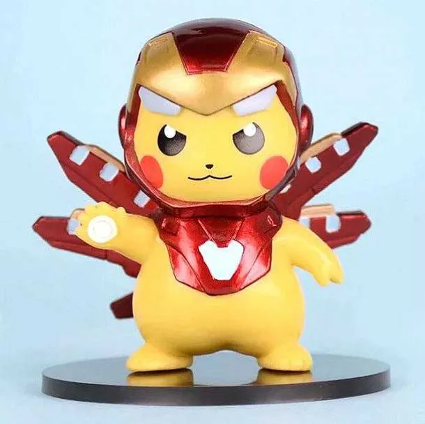 Pikachu Cosplay Avengers Figuren - Iron Man, Thor, Captain American Etc.