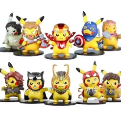Pikachu Cosplay Avengers Figuren - Iron Man, Thor, Captain American Etc.