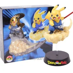 Pikachu Cosplay Dragon Ball Son Goku Figur (Ca. 18Cm)