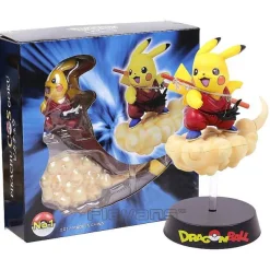 Pikachu Cosplay Dragon Ball Son Goku Figur (Ca. 18Cm)