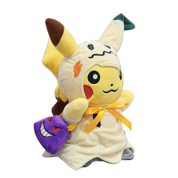 Pikachu Cosplay Mimikyu Q Mit Gengar Tasche Kuscheltier Pokemon (Ca. 30Cm)