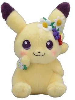 Pikachu Eevee - Evoli Suse Pluschtier Pokemon (Ca. 18Cm) Oster Edition