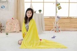 Pikachu Flauschige Pokemon Flannel Decke / Kissen 120X160Cm