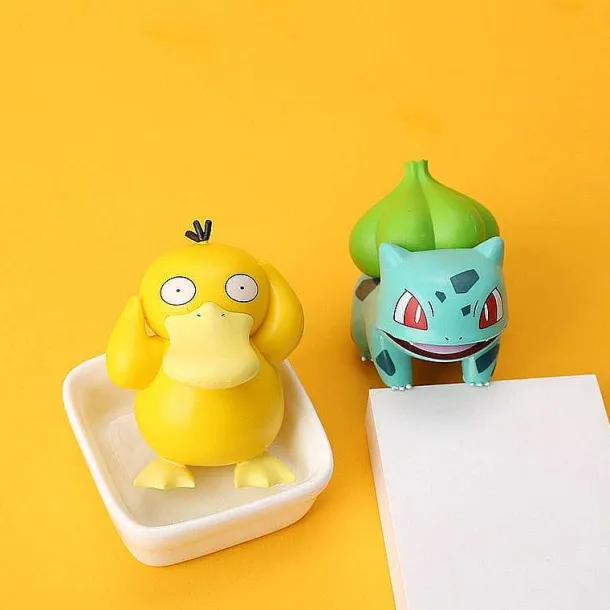 Pikachu Gluamnda, Enton, Schiggy, Bisasam Und Pummeluff Pokemon Figuren Set