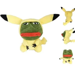 Pikachu, Glumanda, Bisasam U. A. Als Sad Frog Meme Cosplay Plusch Pokemon (Ca. 25Cm)
