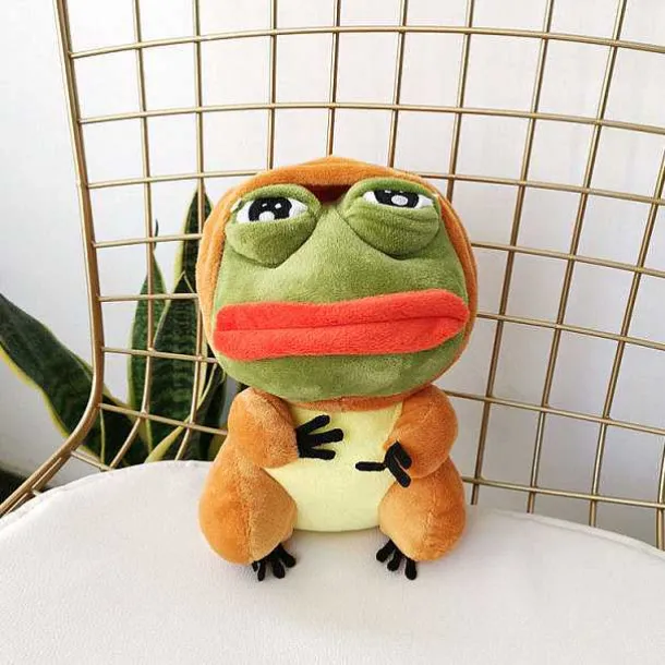 Pikachu, Glumanda, Bisasam U. A. Als Sad Frog Meme Cosplay Plusch Pokemon (Ca. 25Cm)