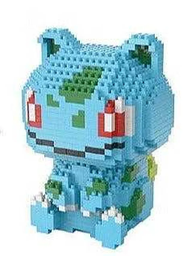 Pikachu, Glumanda, Schiggy, Relaxo Oder Evoli Bausteine Set Pokemon