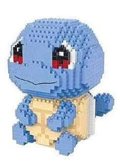 Pikachu, Glumanda, Schiggy, Relaxo Oder Evoli Bausteine Set Pokemon