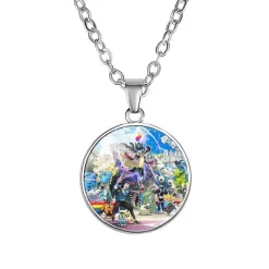 Pikachu Halskette Mit Anhanger - Viele Unterschiedliche Pokemon Motive