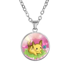 Pikachu Halskette Mit Anhanger - Viele Unterschiedliche Pokemon Motive
