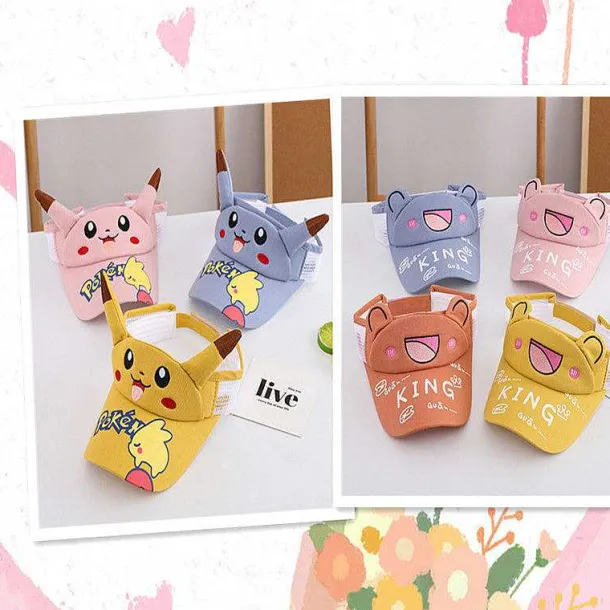 Pikachu Kinder Sonnenschutz Cap - Ideal Fur Den Sommer Und Urlaub