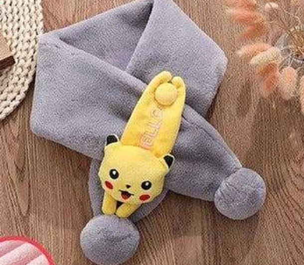 Pikachu Kinder Winter Schal