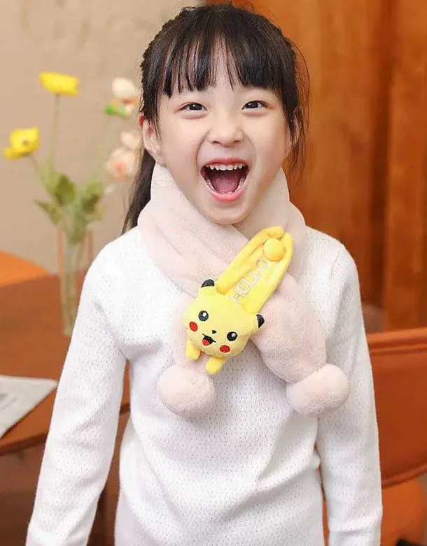 Pikachu Kinder Winter Schal